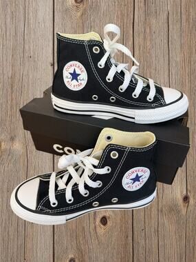 ⭐️ CONVERSE ⭐️ // BLACK // HIGH TOP 12 // NEW IN BOX